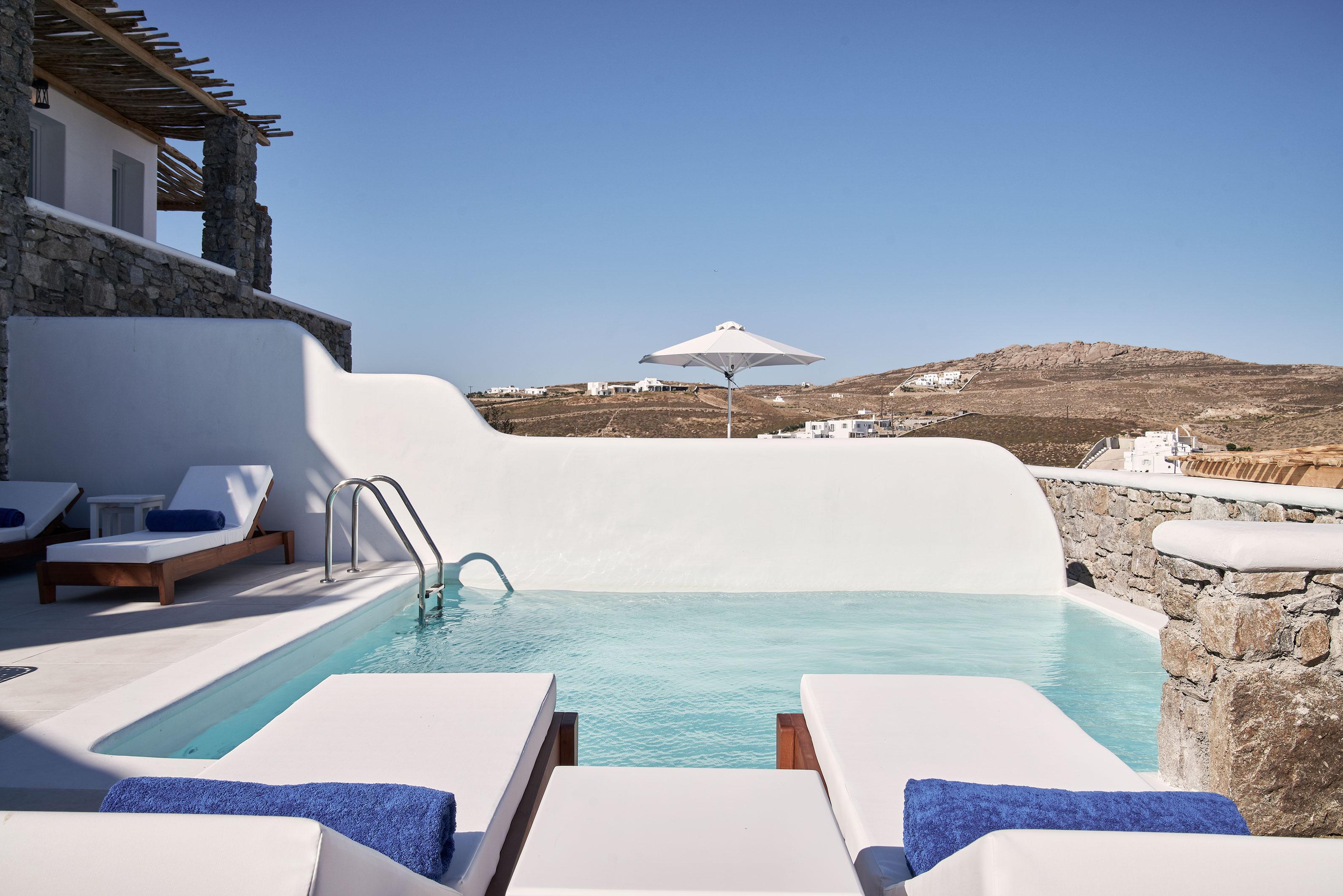 Katikies Mykonos - The Leading Hotels Of The World Agios Ioannis Diakoftis Exterior foto