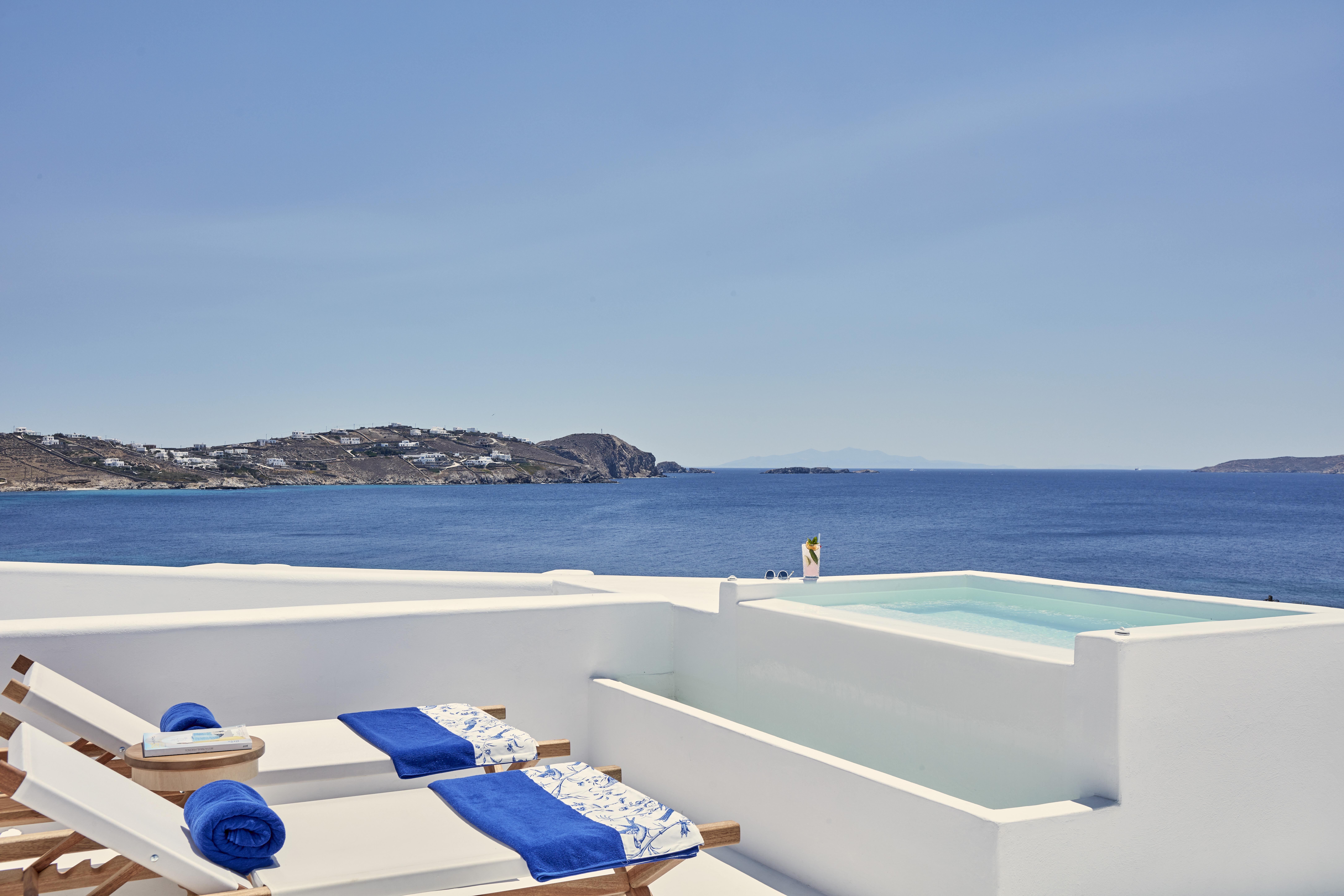 Katikies Mykonos - The Leading Hotels Of The World Agios Ioannis Diakoftis Exterior foto
